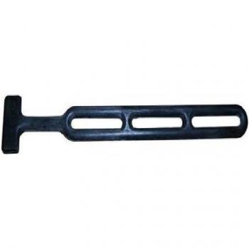 Schwagers Teileshop 10 tiras de goma de 8 mm x 280 mm, color negro, lona resistente a los rayos UV