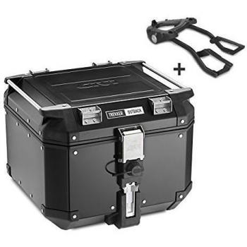 Aluminio Top Case Set Honda CB 500 X 13-16 Givi Monokey OBK42B negro