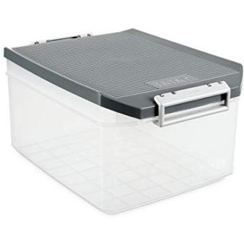 TATAY 1150122 Caja Multiusos, 14 l, Gris, 27.00x39.00x19.00 cm