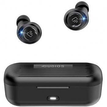 True Wireless Earbuds Auriculares inalámbricos Dudios con Control táctil Inteligente Auriculares inalámbricos Auriculares Bluetooth 5.0 Auriculares estéreo intrauditivos, IPX7 Impermeable