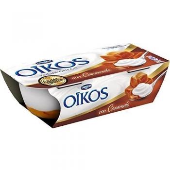 Oikos Edición Limitada - Yogur Griego Azucarado con Caramelo, 2 x 115 g