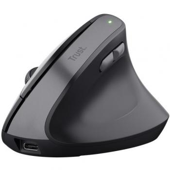 Ratón inalámbrico ergonómico Trust TM-270 con batería recargable y hasta 2400 DPI