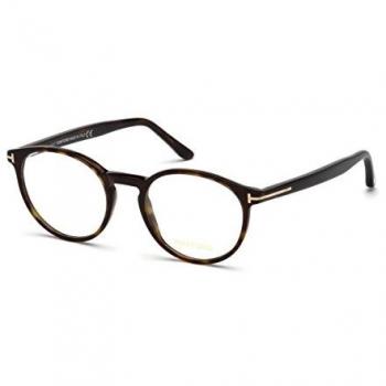 Tom Ford Unisex Brown Eyewear Frames FT 5524 052 51MM Dark Havana Glasses