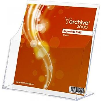 Archivo 2000-6143CSTP - Portafolletos de sobremesa con 1 compartimento DIN A4 vertical