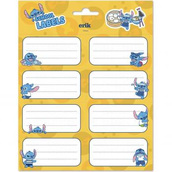 Etiquetas adhesivas Disney Stitch azul