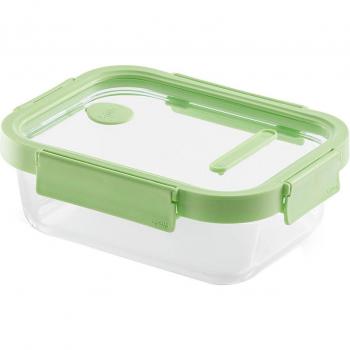 RECIPIENTE HERMÉTICO DE VIDRIO RECTANGULAR 640ML