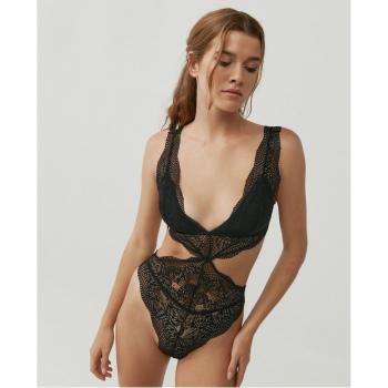 Body halter Jasper - Negro - S