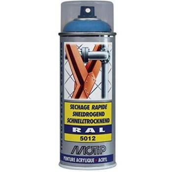Laca Acrílica Brillante RAL 5012 Azul Claro - 400 ml Secado Rápido