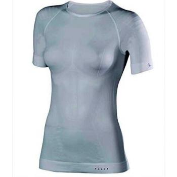 Falke - Camiseta de Manga Corta para Mujer, Corte Ajustado, Mujer, Camiseta de Manga Corta, 39113, Blanco