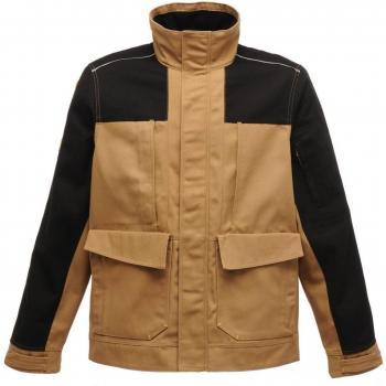 Regatta - Chaqueta de trabajo para hombre, Hombre, Chaqueta, Rg516/Tra443, Marrón medio/Negro, 3XL