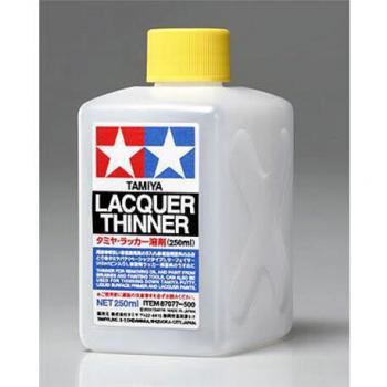 Disolvente para pinturas de base laca 250ml Tamiya 87077