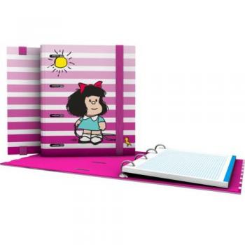 GRAFOPLAS CARPEBOOK 4 ANILLAS 25 MM A5 MAFALDA 24 BIRDIE