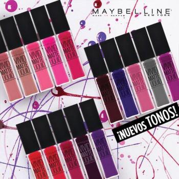 Maybelline Vivid Matte Líquido - 35 Rojo Rebelde - Labial Mate 8ml