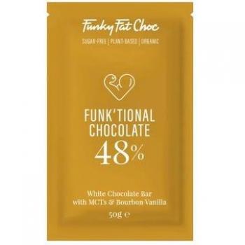 Funky Fat Choc - Tableta keto de Chocolate blanco