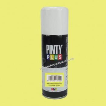 PINTYPLUS- Pintura en Spray Todoterreno de Alta Calidad y Resistencia, Amarillo Claro 200ml