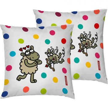KUKUXUMUSU - 2 Fundas de almohada BURLA 65x65 cm