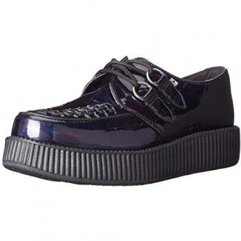 TUK Shoes - Zapatos de cordones de Material Sintético para mujer Negro negro, NEGRO, EU45 / UKM11