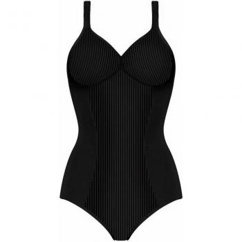 Triumph Modern Soft Cotton Shaping Bodysuit for Women - Black, Cup C