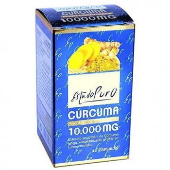 Tongil - Cúrcuma Estado Puro 10000mg con Pimienta Negra - 40 Cápsulas Vegetales - Máxima Concentración y Absorción - Antinflamatorio Natural
