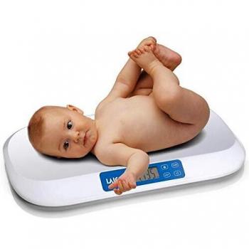 Laica LA288 Báscula de baño Pesa-bebés electrónica Bluetooth, Blanco