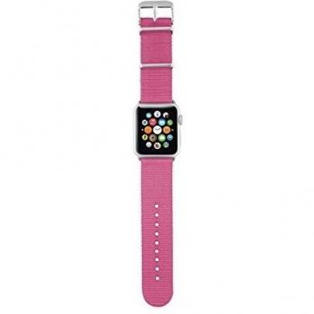 Trust Urban - Correa de nylon para Apple Watch, 38 mm, rosa