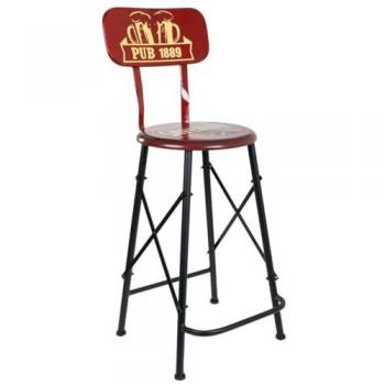 Taburete de metal Alexandra House Living 40 x 100 x 46 cm