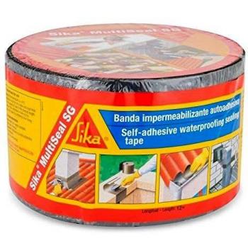 Sika Multiseal SG, Banda autoadhesiva impermeabilizante, Gris, 15cm x 12ml