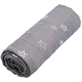 Baby Clic B3734350 - Muselina, unisex, color gris