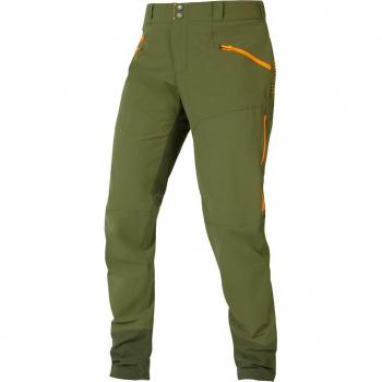 Pantalones largos de ciclismo para hombre Endura Singletrack II Verde XXL