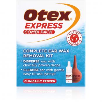 Otex Express Combi Pack Drops and Ear Syringe, 10ml
