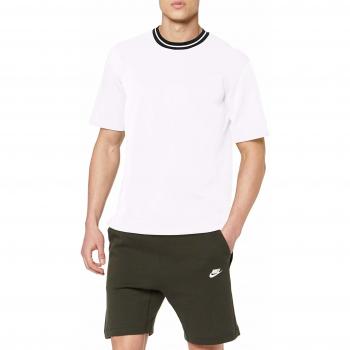 Nike M NK Dry Top SS HOOPXFLY T-Shirt de Baloncesto, Hombre, White/Black, XL