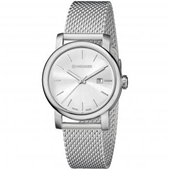 Reloj Analógico de Cuarzo para Mujer Wenger con Correa de Acero Inoxidable Ø 34 mm