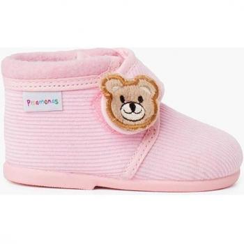 Zapatillas de casa cerradas de bebés de pana