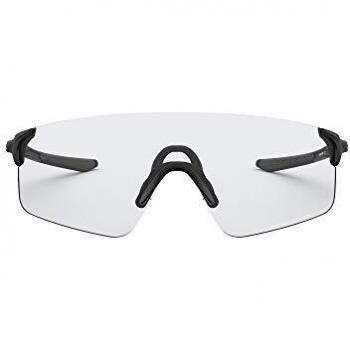 Oakley Evzero Blades OO 9454 09 38 Sunglasses, Square Frame, Clear Lenses, Gold-Tone, Matte Black, Unisex, One Size