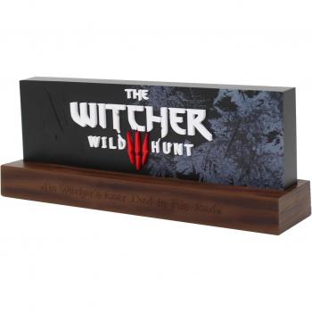 Lámpara LED Recargable The Witcher 3 Cacería Salvaje Logo 22 cm Multicolor