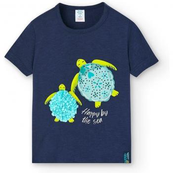 Camiseta de niña Boboli 458131 de manga corta con dibujo frontal