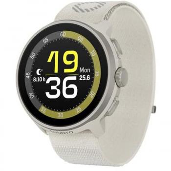 Suunto Run Reloj Deportivo GPS Multideporte Frost Gray 46 mm, Pantalla Táctil AMOLED, Monitor de Frecuencia Cardíaca y Sueño, Conectividad Bluetooth, 12 Días de Autonomía