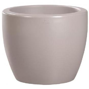 Wellhome Maceta Ordesa 50cm Blanco - Resistente a Impactos - Interior y Exterior