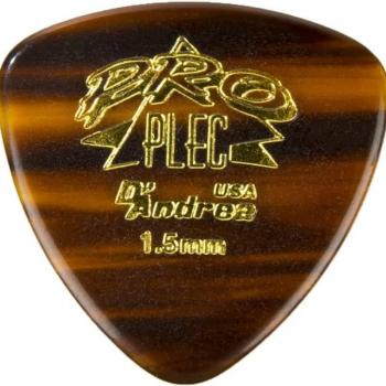 D'Andrea PRO-346 1.5mm Rounded Triangle Guitar Picks - 12-Pack