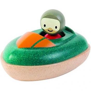 PlanToys- Lancha rápida, Juguete de baño