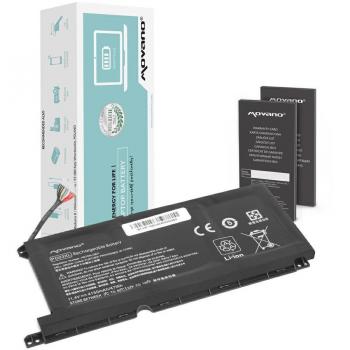 Batería Movano PG03XL para HP Pavilion Gaming 15-DK, 15-T, 16-A, 11.4V, 4150mAh