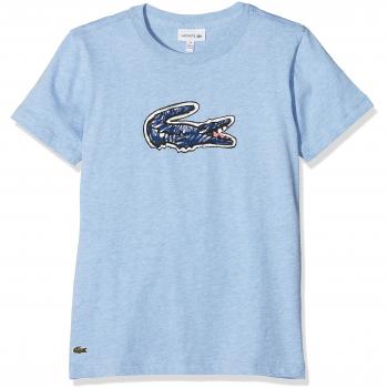 Lacoste TJ3860, Camiseta para Niños, Azul