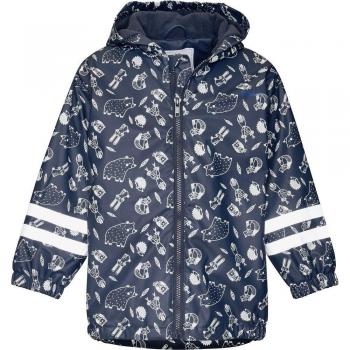Kids' Waterproof Fleece-Lined Rain Jacket by Playshoes