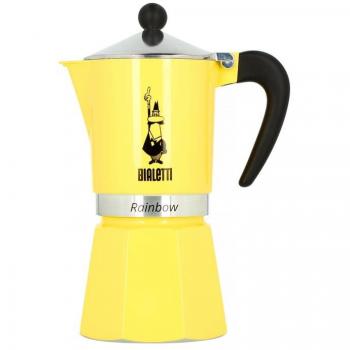 Bialetti 6538 Cafetera Manual Italiana 0,27 L Negro, Plata, Amarillo