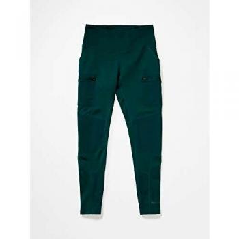 Marmot Wm's Zephira Tight Leggings para Mujer, para Correr, Gimnasio Y Ciclismo, Polainas Deportivas, con Protección UV, Transpirable, Botanical Garden, XS
