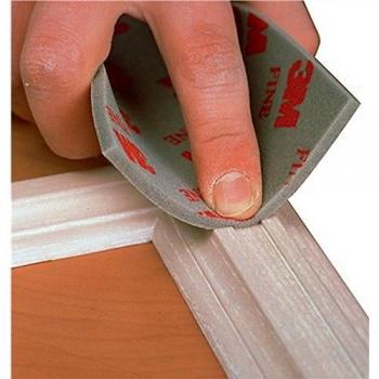 Esponja de lijar 3M Almohadilla blanda mediana de Óxido de Aluminio, grano Medio, 140mm x 115mm (Por 20)