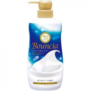 Bouncia Kyoshinsha Milk Body Soap White Scent Pump 480ml