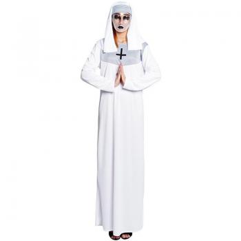 Disfraz de Monja blanca para mujer