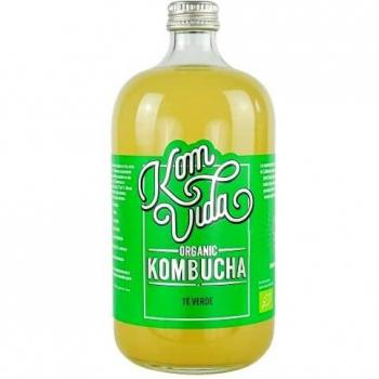 Té kombucha. Komvida. Kit sabor Té verde. 6 botellas de 750 ml. Envío en frío.