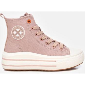 Botines de lona Xti con cordones y puntera de goma para niñas